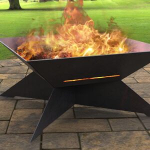 Square (X) Design Fire Pit