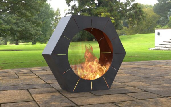 Chimnea (Hexagon) Design Fire Pit