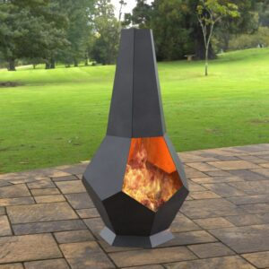 Chimnea (Hexagon) Stone Design Fire Pit