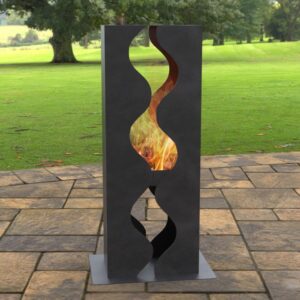 Wave Design Fire Pit