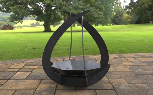 Drop with Octagon Design Fire Pit