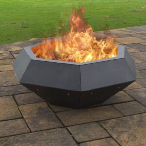 Heptagonal Design Fire Pit