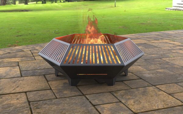 Hexagon Design Fire Pit IV