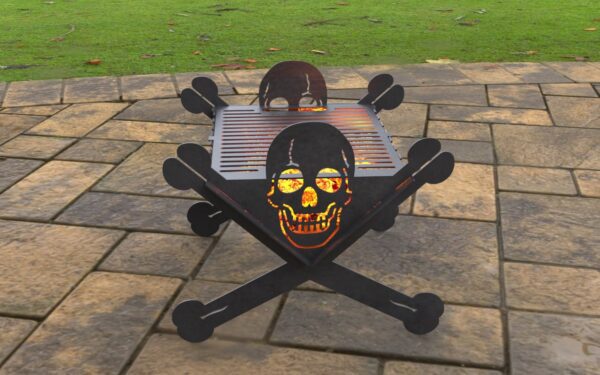 Jolly Roger Design Fire Pit