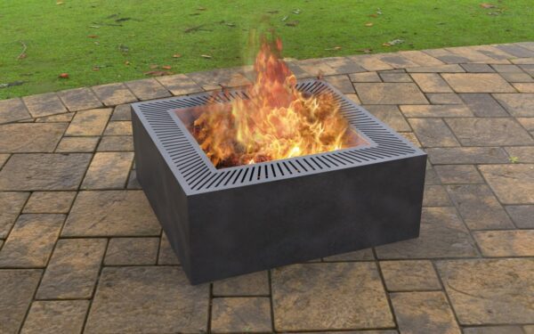 Modern Square Design Fire Pit III