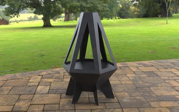 Pyramid (Rocket II) Design Fire Pit