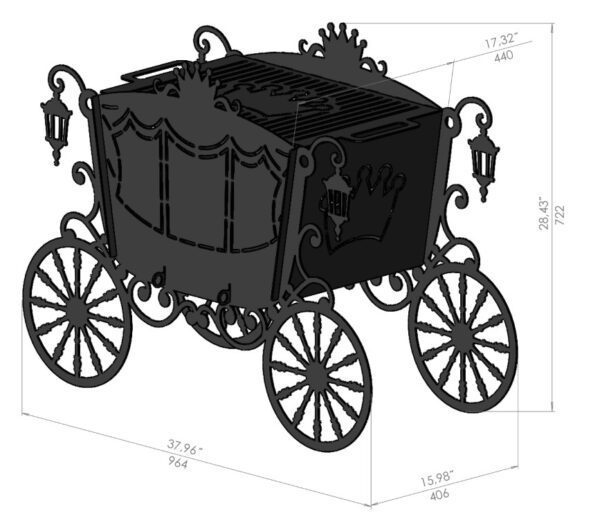 Carriage Design II BBQ - Image 2