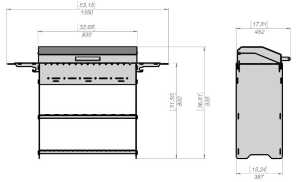Collapsible Modern Grill - Image 2