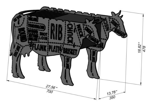 BBQ Cow Design