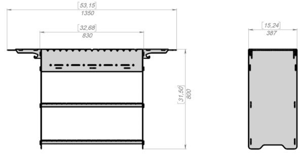 Collapsible Modern Grill II - Image 2