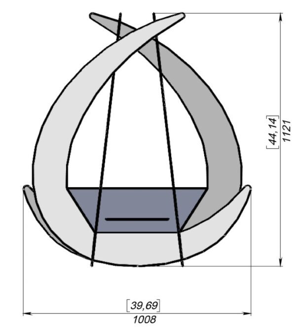 Drop with Square Design Fire Pit - Image 2