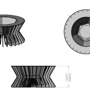 Fly Design Fire Pit