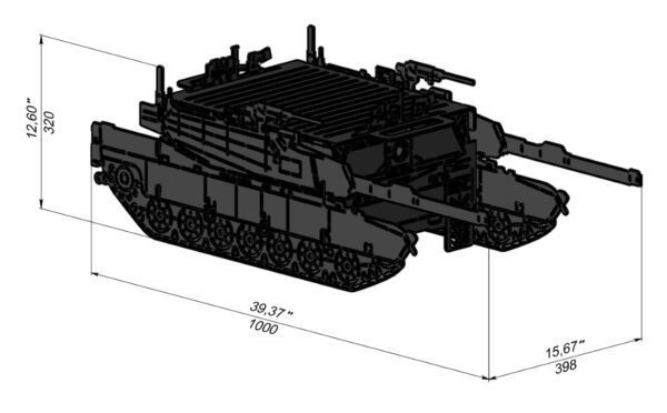 Abrams Tank Design II BBQ - Image 2