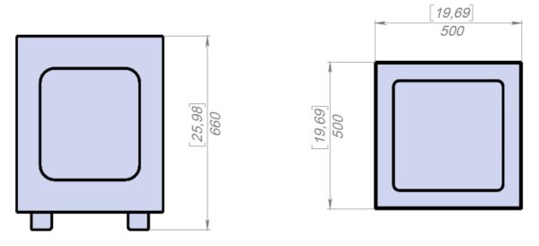 Modern Design Fire Pit with cutout - Image 2