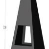 Pyramid (Double Sided) Design Fire Pit - Image 2
