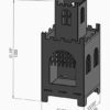 Castle Design Fire Pit - Image 2
